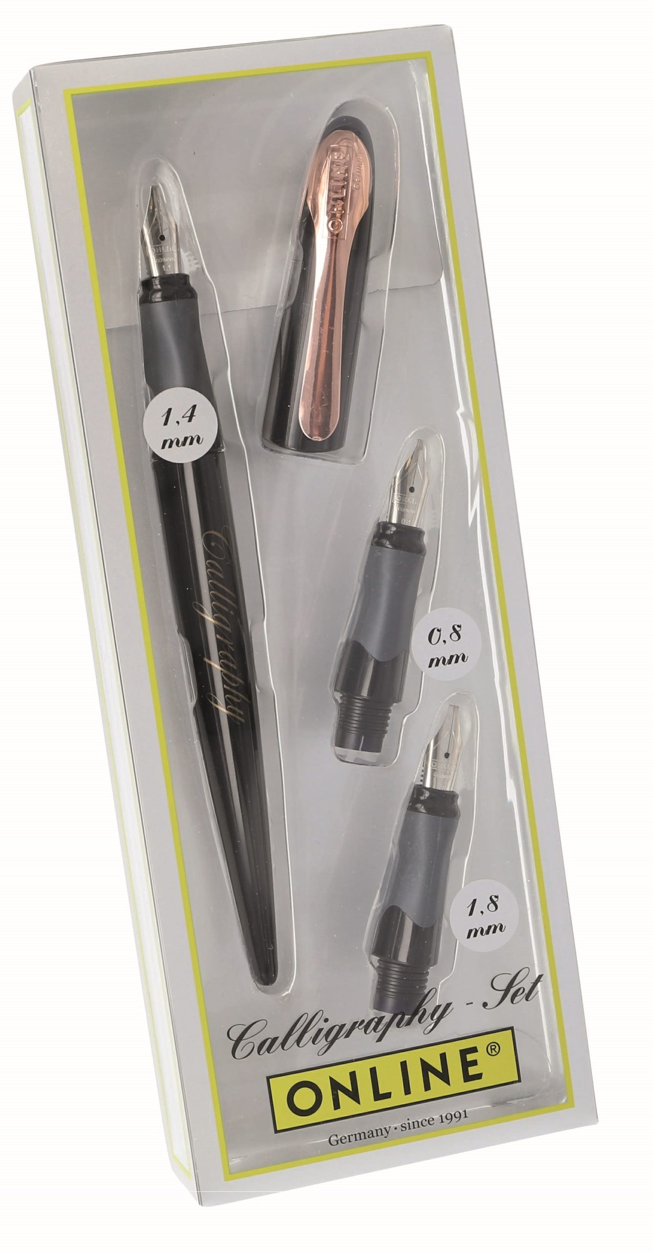 ONLINE-10055-4014421100559 ONLINE Füllhalterset Air Rose 10055 black – Bild 1