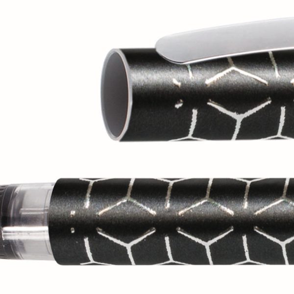 ONLINE Füllhalter College Silver M 12510/3D Black Style, silver