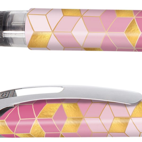 ONLINE Füllhalter College M 12527/3D Pink Squares