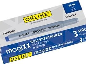 ONLINE Patrone Tintenroller 17103/12 für MagiXX 3 Stk.