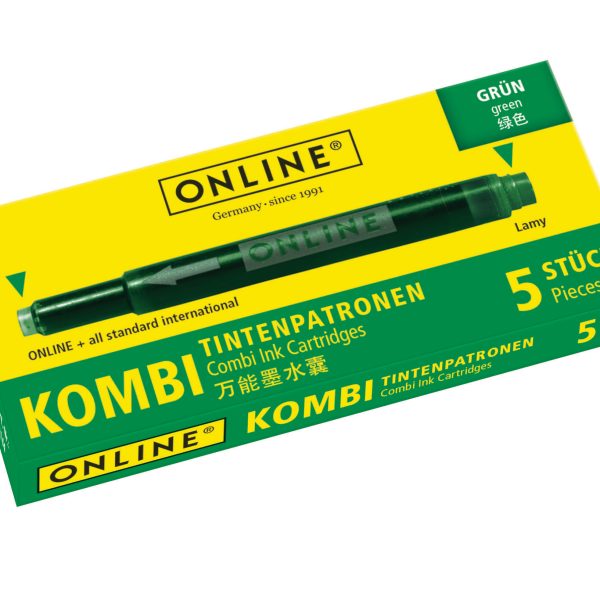 ONLINE Tintenpatronen Kombi 17144/12 Grün 5 Stück