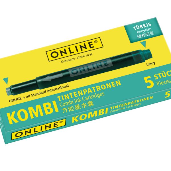 ONLINE Tintenpatronen Kombi 17176/12 Türkis 5 Stück