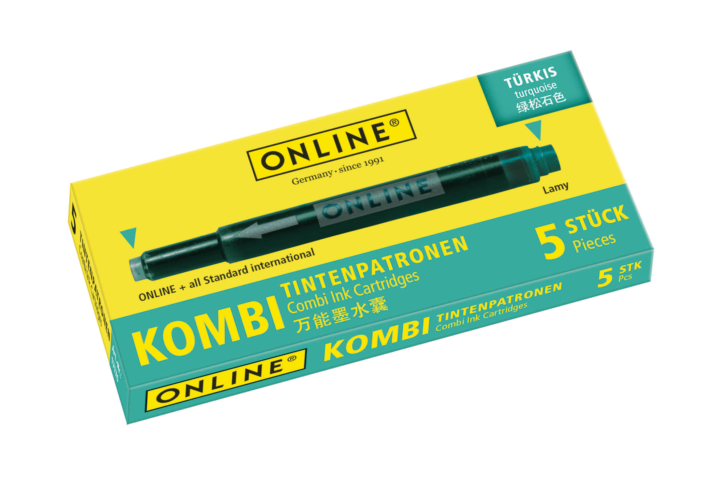 SONY DSC ONLINE Tintenpatronen Kombi 17176/12 Türkis 5 Stück – Hochwertig & günstig bei ShopDeca