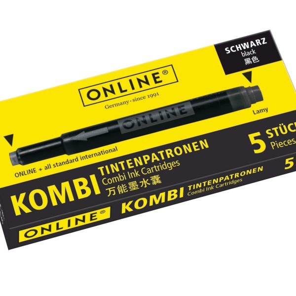 ONLINE Tintenpatronen Kombi 17306/12 Black 5 Stück