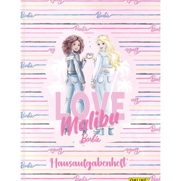 ONLINE Hausaufgabenheft A5 18125/12 Barbie, deutsch, assortiert