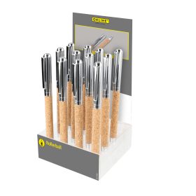 ONLINE Thekendisplay Rollerball 30167/12 Cork Pen 12 Stück