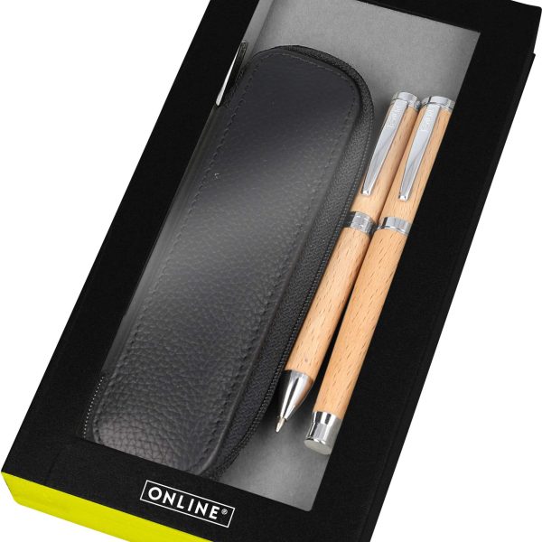 ONLINE Füllhalterset 31176 Nature Style Beechwod