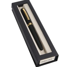 ONLINE Füllhalter Eleganza M 34595 black/gold, slimsy box