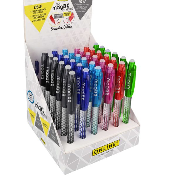 ONLINE Gelschreiber MagiXX Classic 35028/36 Display, assortiert 36 Stück