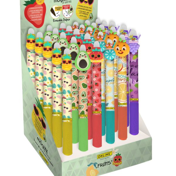 ONLINE Gelschreiber magiXX Fun Fruits 35469/30 Display, assortiert 30 Stück