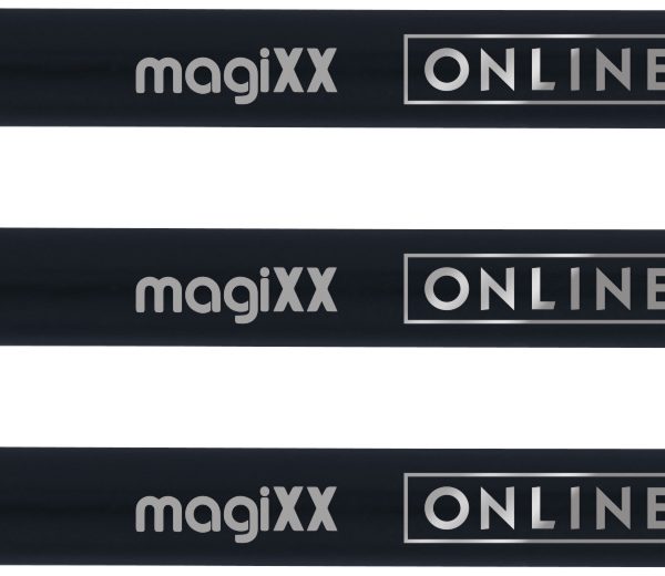 ONLINE Gel-Mine MagiXX 0.7mm 40161/3 schwarz, Tag-Bag 3 Stück