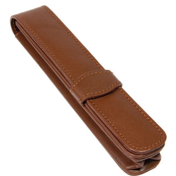ONLINE Lederetui Brown 41073 für 1 Schreibgerät