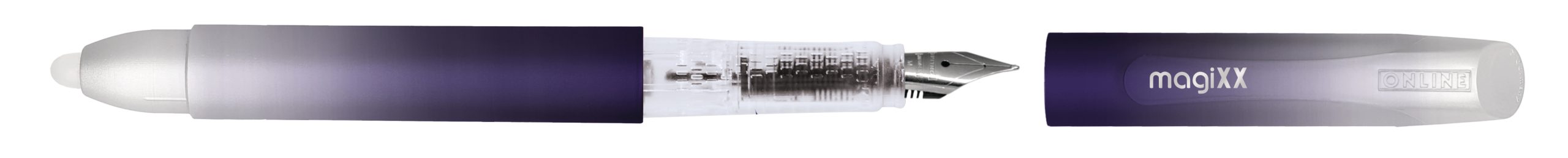 ONLINE-55102-3D-4014421551023 ONLINE Füllhalter MagiXX M 55102/3D Lavender, radierbare Tinte – Hochwertig & günstig bei ShopDeca