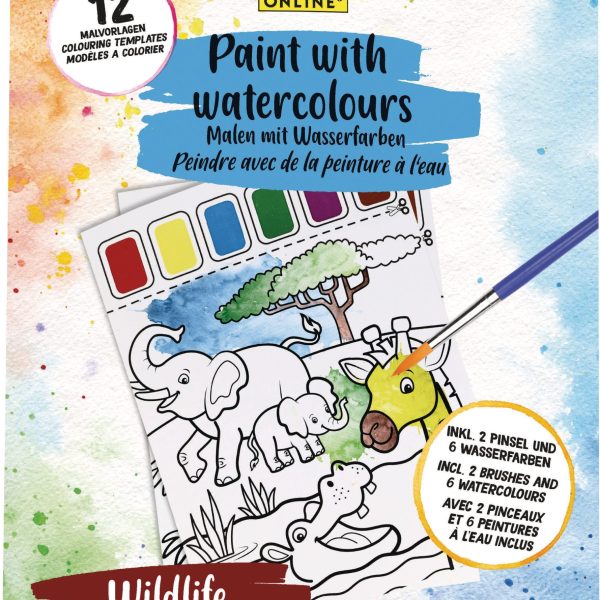 ONLINE Set Wasserfarbe 61048/6 Motion 12 Stück