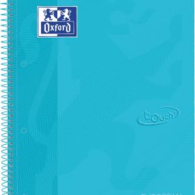 OXFORD Spiralbuch, kariert 5mm A4+ 400107010 pastellblau 80 Blatt