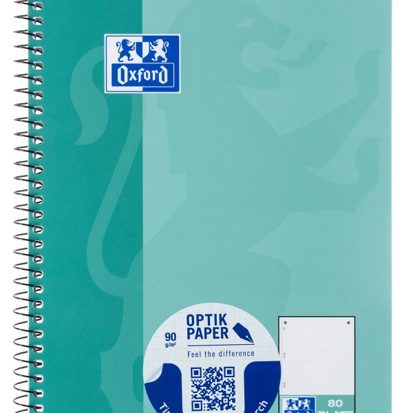 OXFORD Collegeblock SCRIBZEE A5+ 400132392 dotted, grünblau 80 Blatt