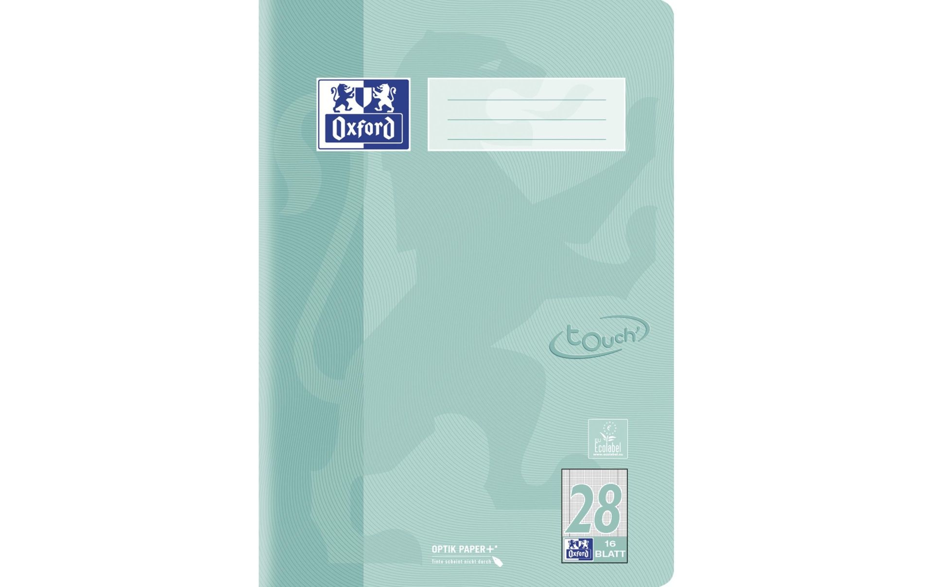 OXFORD-400196039-4006144075641 OXFORD Schulheft A4 400196039 kariert 5mm, past. Grün 16 Bl. – Hochwertig & günstig bei ShopDeca