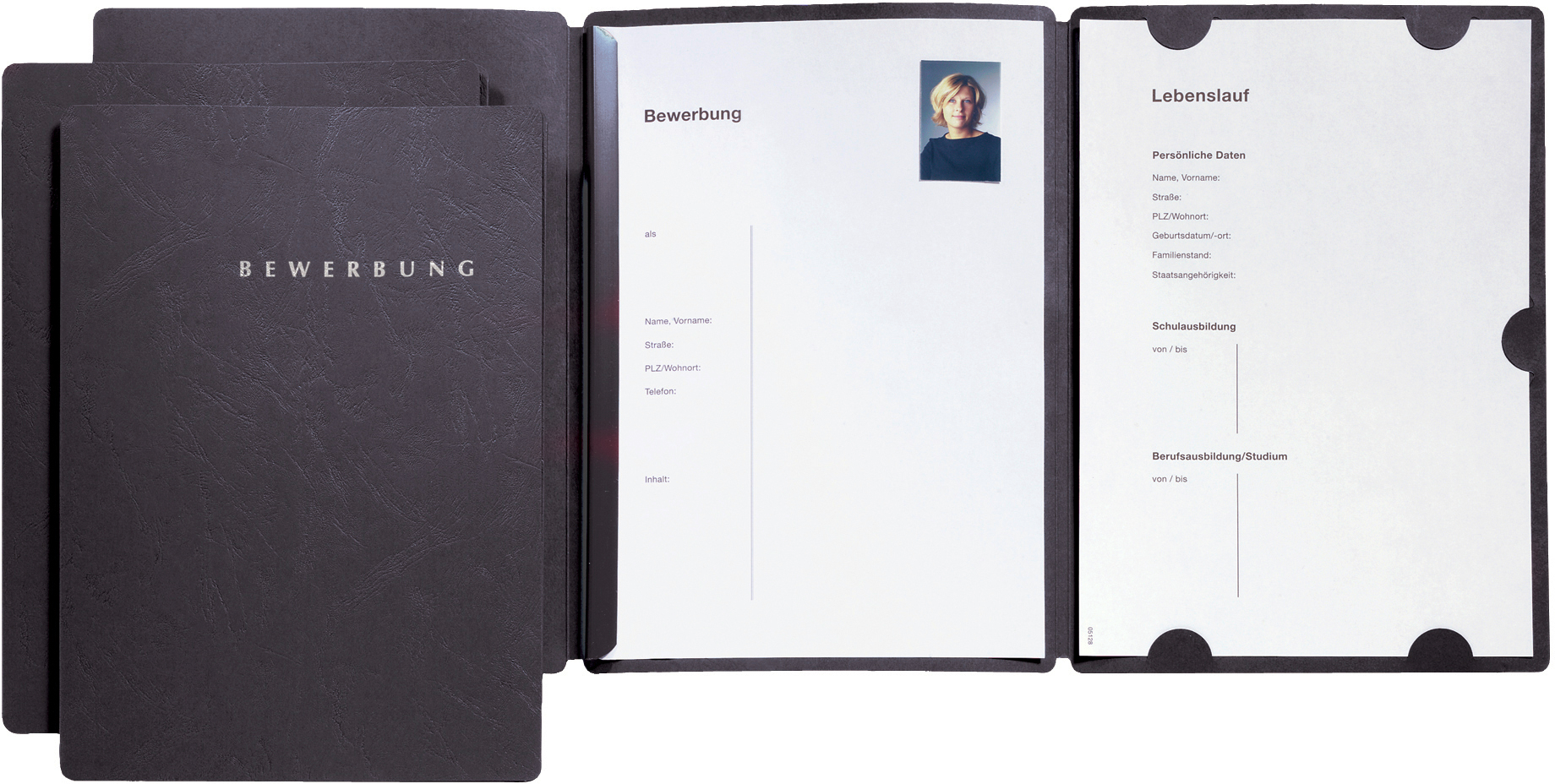 PAGNA-22016-04-4013951010871 PAGNA Bewerbungsmappe Select A4 22016-04 schwarz 3-teilig 3 Stück – Hochwertig & günstig bei ShopDeca
