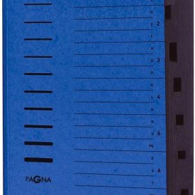 PAGNA Ordnungsmappe A4 24081-02 blau 7 Fächer