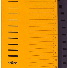PAGNA Ordnungsmappe A4 24122-05 gelb 12 Fächer