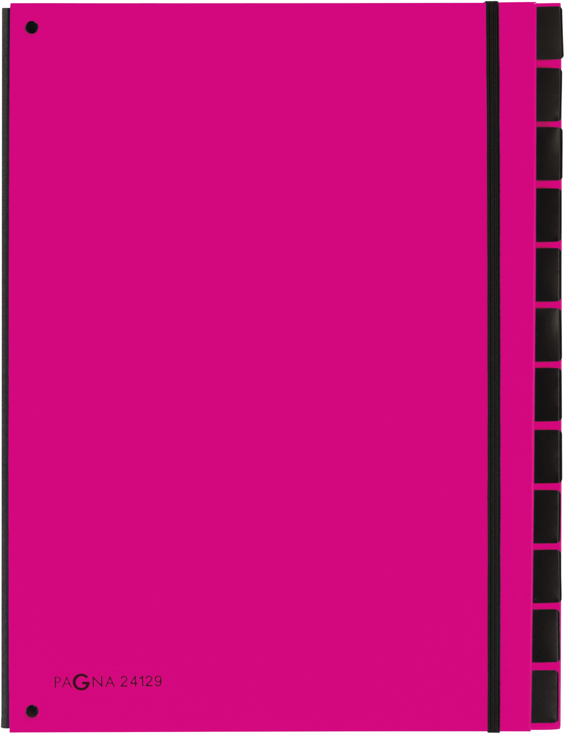 PAGNA-24129-34-4013951007475 PAGNA Pultordner Trend A4 24129-34 dunkelrosa 12 Fächer – Hochwertig & günstig bei ShopDeca