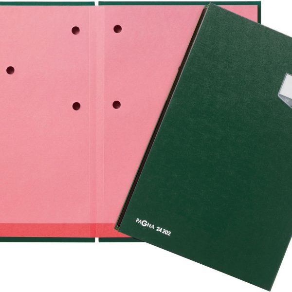 PAGNA Unterschriftenmappe De Luxe A4 24202-03 grün 20-teilig