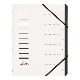 PAGNA Ordnungsmappe A4 40058-08 weiss 7-teilig