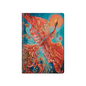 PAPERBLANKS Notizheft A4 CBD6315 Feuervogel dot 80 S.