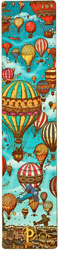 PAPERBLANKS Lesezeichen PA9938-3 Festival der Ballons