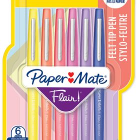PAPERMATE Faserschreiber Flair 0.7mm 2137276 Pastell, ass. 6 Stück