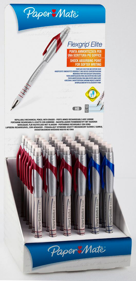 PAPERMATE-S0902651-3501170902653 PAPERMATE Feinminenstift 0.5/0.7mm S0902651 FLEXGRIP ELITE 36 Stück – Hochwertig & günstig bei ShopDeca