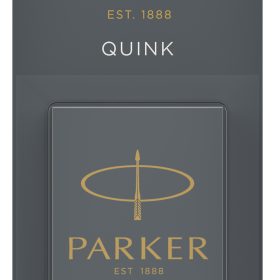 PARKER Tintenpatrone Quink 1950208 blau, 5 Stück