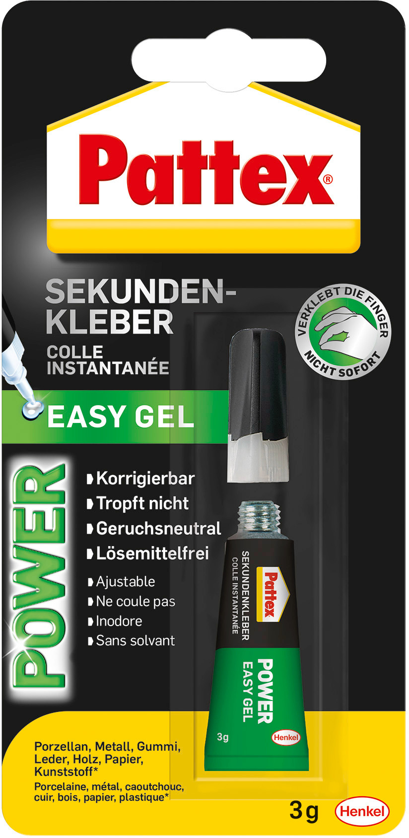 PSPS2_SekKleber_PowerEasy_200314_RGB.eps PATTEX Sekundenkleber Power Easy Gel PSPS2 3g – Hochwertig & günstig bei ShopDeca