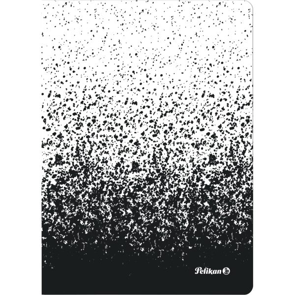 PELIKAN Notizbuch A5 300002306 kariert schwarz/weiss
