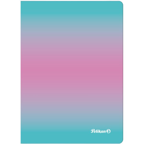 PELIKAN Notizbuch A6 300002311 kariert mint/rosa