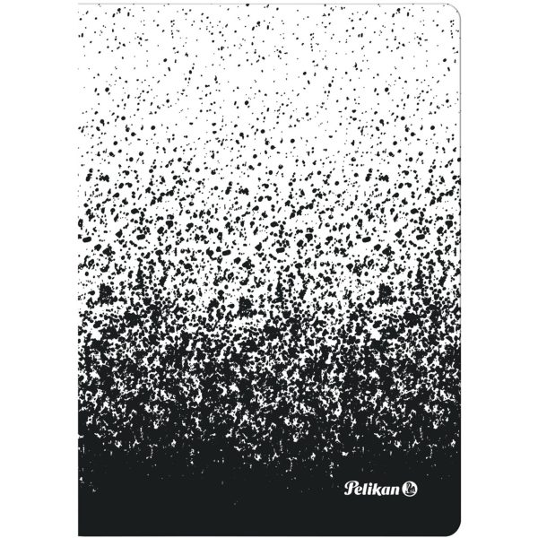 PELIKAN Notizbuch A6 300002335 kariert schwarz/weiss