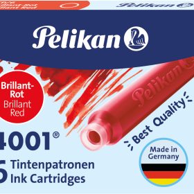 PELIKAN Tinte 4001 TP/6 301192 brillantrot 6 Stück