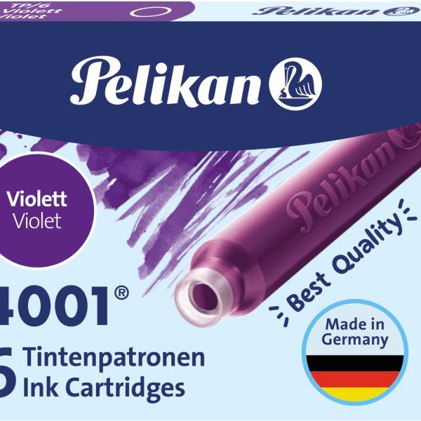 PELIKAN Tinte 4001 TP/6 301697 violett 6 Stück