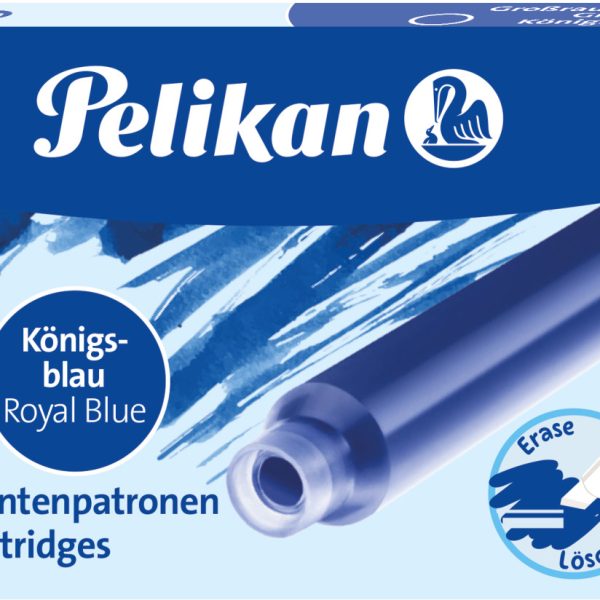 PELIKAN Tinte 4001 GTP/5 310748 königsblau, löschbar 5 Stück