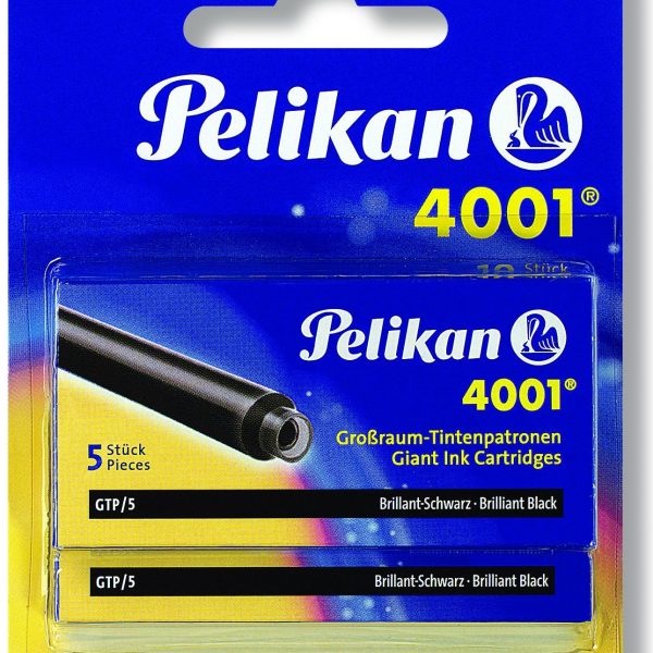 PELIKAN Tintenpatronen GTP/5/2/B 330860 schwarz, 2x5 Stück