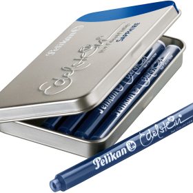 PELIKAN Tintenpatrone Edelstein 339630 blau 6 Stück