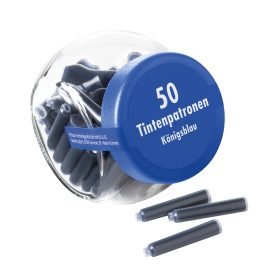 PELIKAN Tintenpatronen im Glas 400195842 königsblau 50 Stück