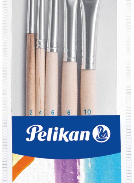 PELIKAN Pinsel Starter-Set 718163 5 Stück assortiert