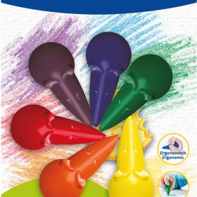 PELIKAN Wachsmalmäuse Blister 803328 6 Stück ass.