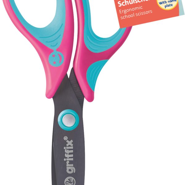 PELIKAN Schere Griffix 819022 Lovely Pink, Rechtshänder