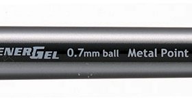 PENTEL EnerGel Metal Point 0.7mm BL27-AX schwarz