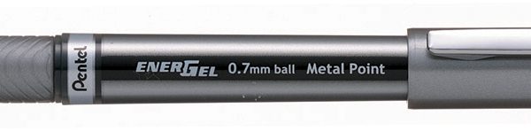 PENTEL EnerGel Metal Point 0.7mm BL27-AX schwarz