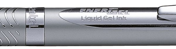 PENTEL EnerGel Roller Sterling 0,7mm BL407-C silber, Tinte blau