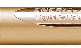PENTEL EnerGel Roller Sterling 0,7mm BL407X-C gold, Tinte blau