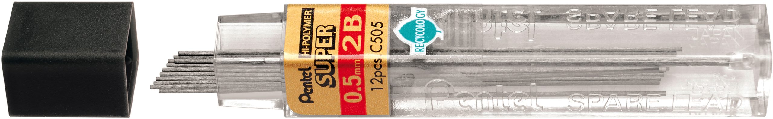 PENTEL-C505-2B-3474370505040 PENTEL Minen 2B C505-2B 0,5mm 12 Stück – Hochwertig & günstig bei ShopDeca